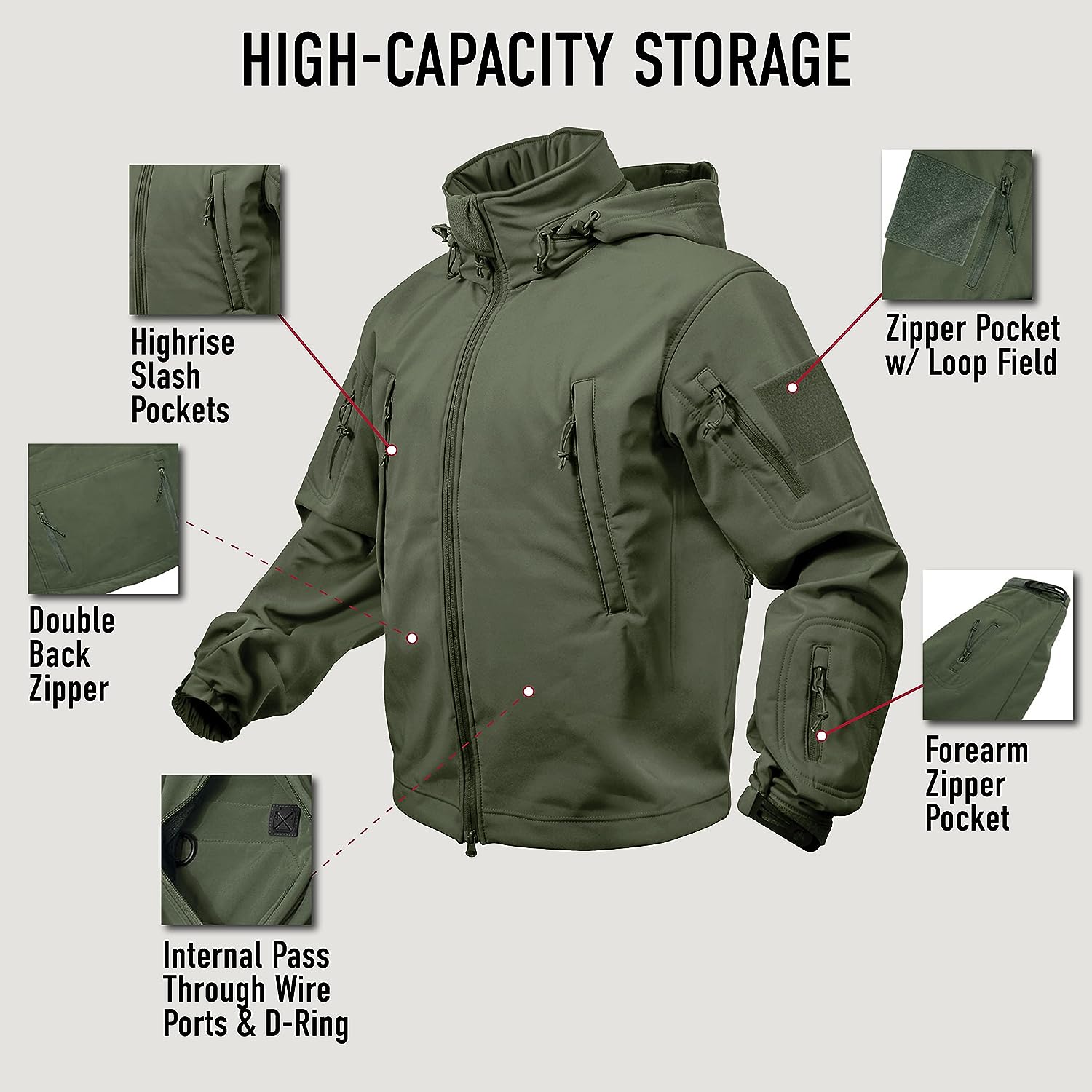 Rothco Special Ops Soft Shell Jacket Jacket