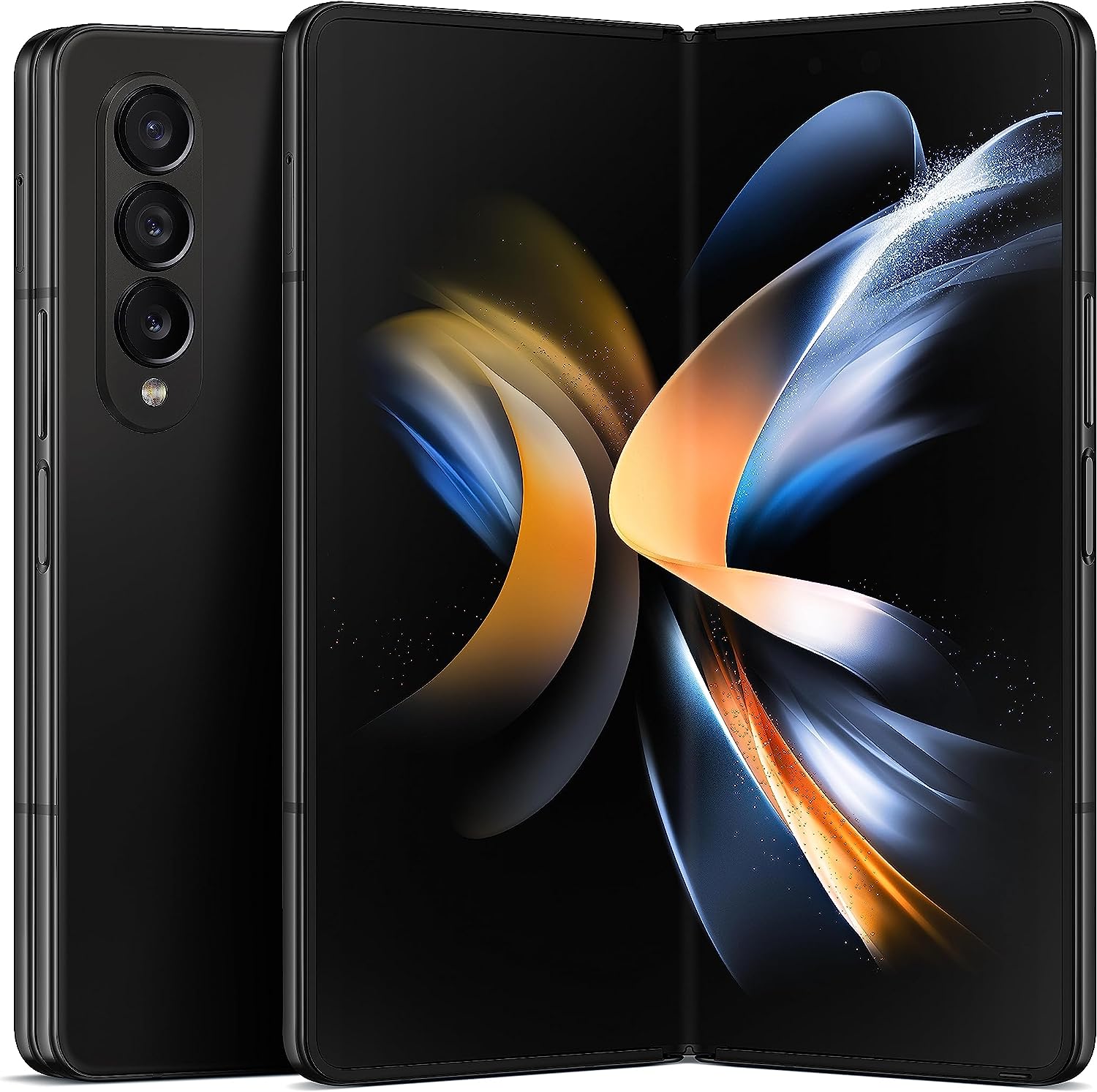 SAMSUNG Galaxy Z Fold 4 Cell Phone, Factory Unlocked Android Smartphone, 256GB, Flex Mode, Hands Free Video, Multi Window View, Foldable Display, S Pen Compatible, US Version, 2022, Phantom Black